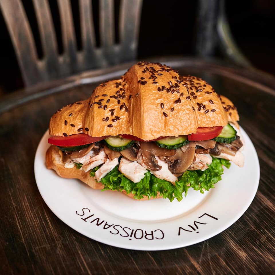 Lviv Croissant Bakery on Kniazia Romana St.